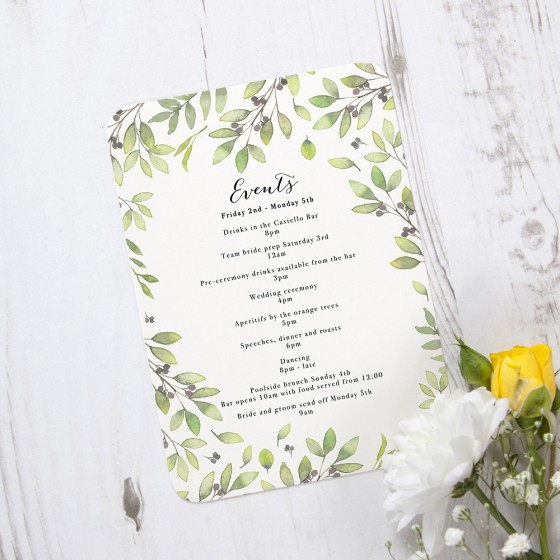 Bespoke On-the-Day Wedding Stationery | Vintage Prints